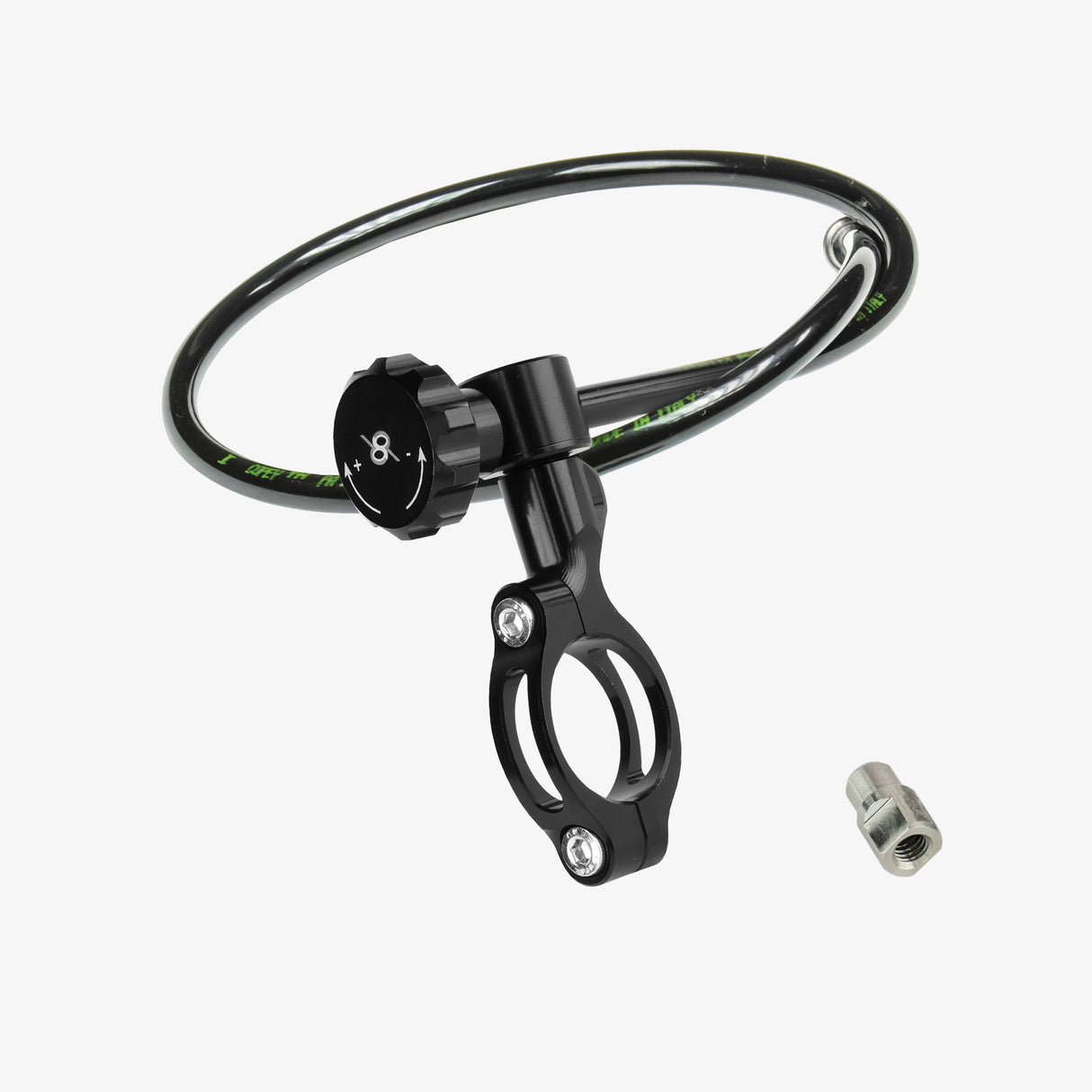 Aluminum remote adjuster standard Bonamici Racing - cable lenght 52,5mm