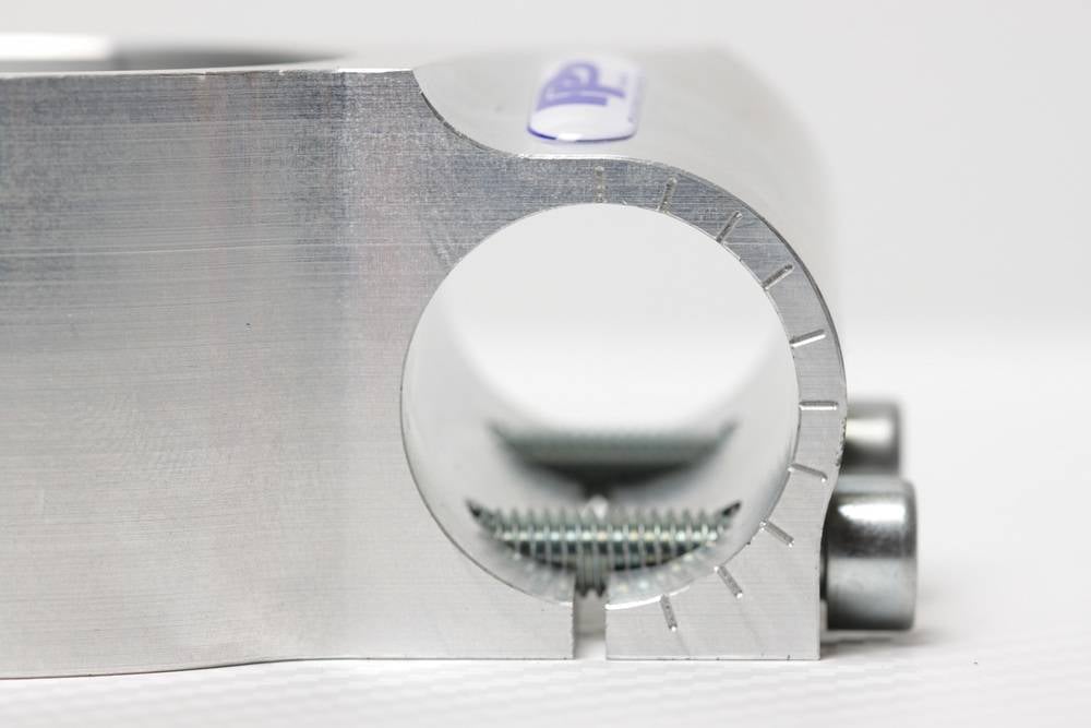 Clip-on houder Zwart Geanodiseerd Type Verstelbaar Adjustable