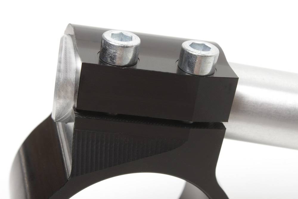 Clip-on houder Zwart Geanodiseerd Type Verstelbaar Adjustable