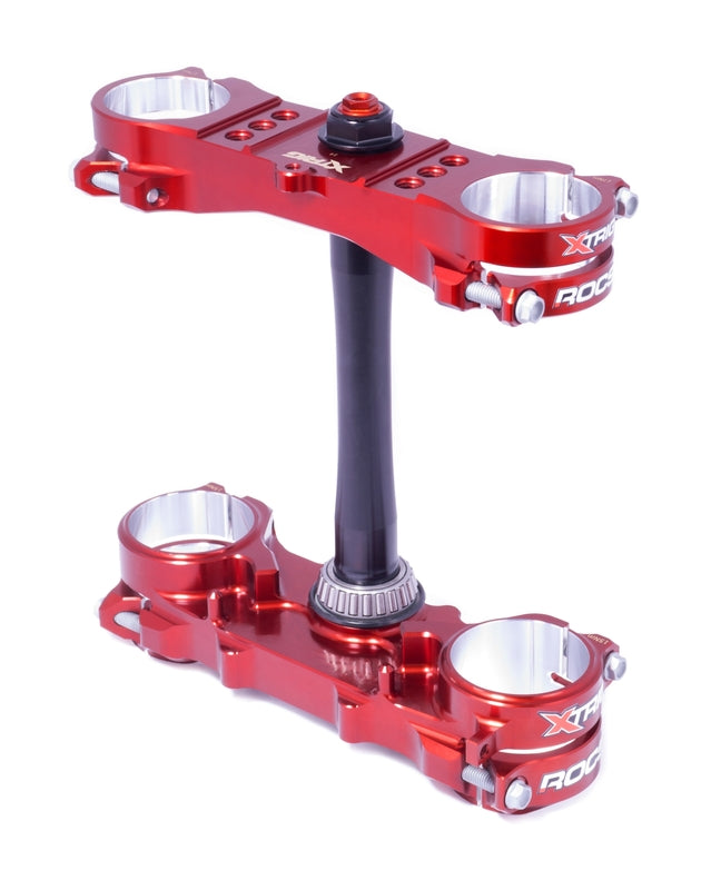 Xtrig ROCS Pro Supermotard Kroonplaat Rood Offset Ø14-16mm Xtring bruin Yamaha YZ250F/450F