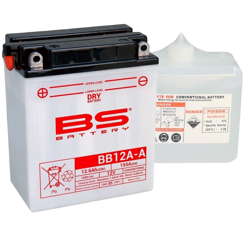 Accu High performance met zuurpakket - BB12A-A