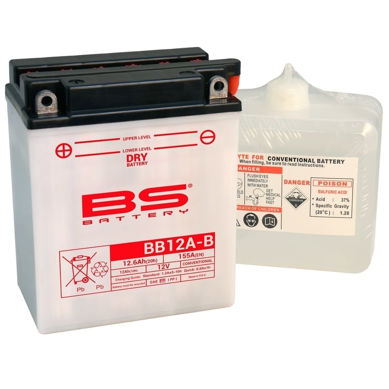 Accu High performance met zuurpakket - BB12A-B