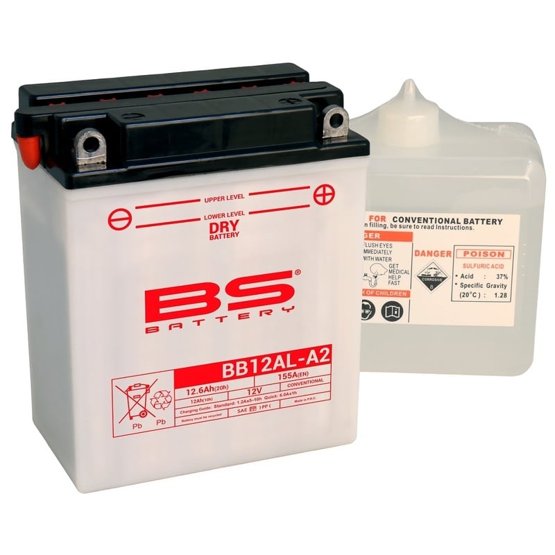 Accu High performance met zuurpakket - BB12AL-A2