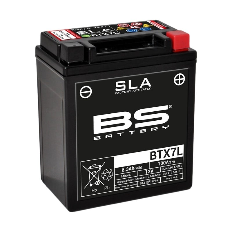 SLA Accu Onderhoudsvrij - BTX7L