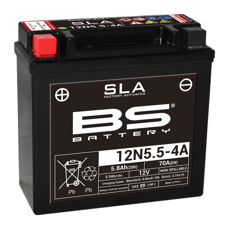 SLA Accu Onderhoudsvrij - 12N5.5-4A/4B