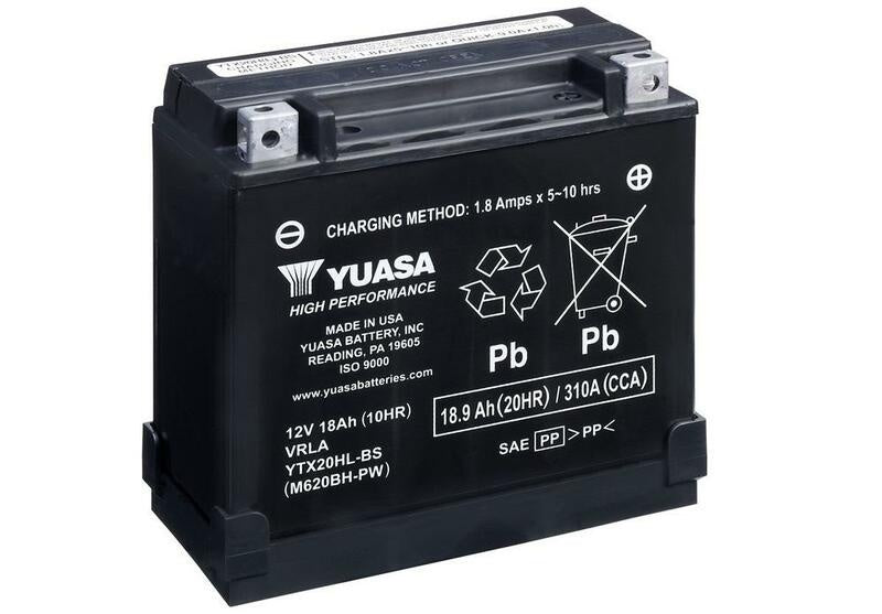 Accu Onderhoudsvrij met zuurpakket - YTX20HL-BS-PW