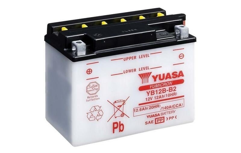 Accu Conventioneel zonder zuurpakket - YB12B-B2