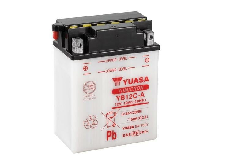 Accu Conventioneel zonder zuurpakket - YB12C-A