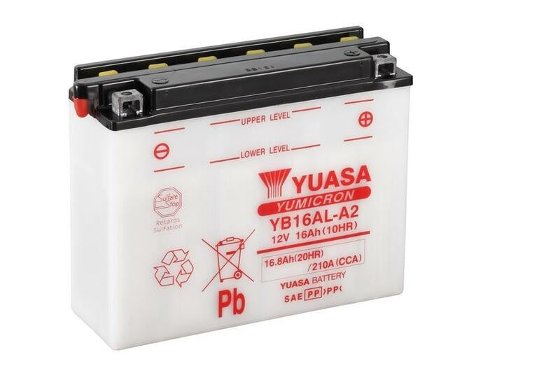 Accu Conventioneel zonder zuurpakket - YB16AL-A2