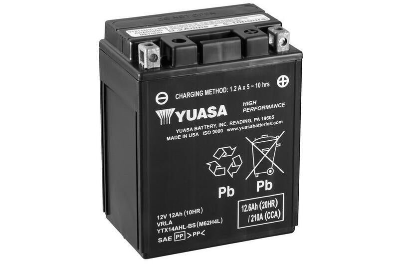 Accu Onderhoudsvrij met zuurpakket - YTX14AHL-BS