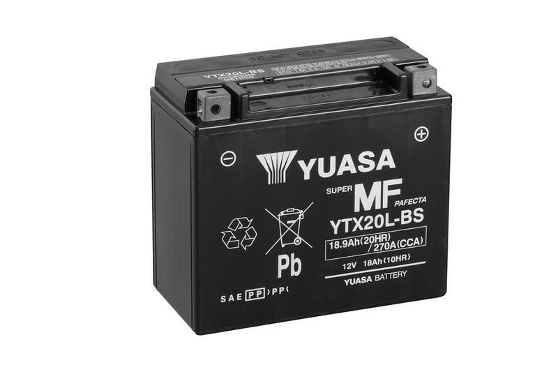 Accu Onderhoudsvrij met zuurpakket - YTX20L-BS