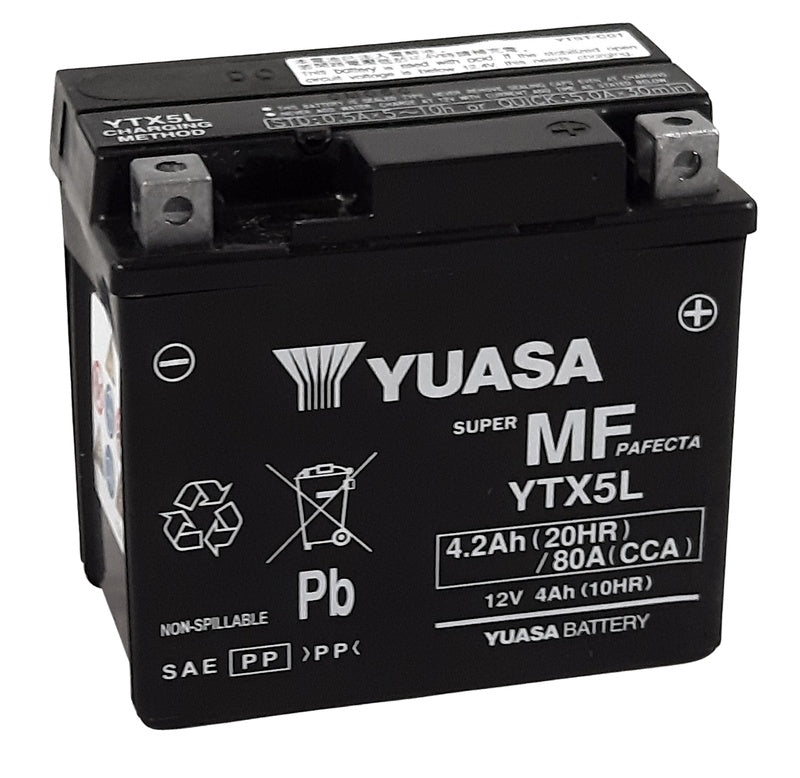Accu onderhoudsvrij af fabriek geactiveerd - YTX5L FA