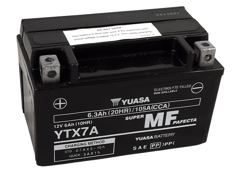 Accu onderhoudsvrij af fabriek geactiveerd - YTX7A FA