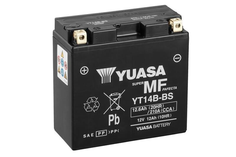 Battery Maintenance Free Factory Activated - YT14B FA
