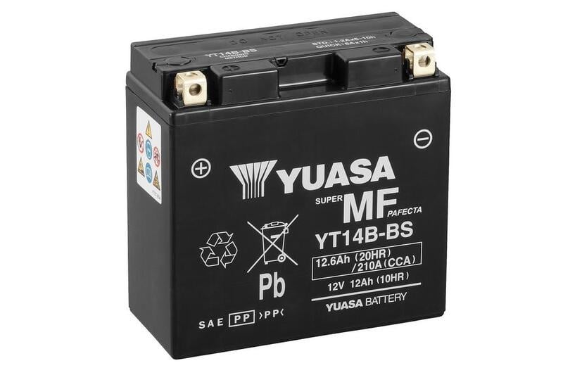 Battery Maintenance Free Factory Activated - YT14B FA