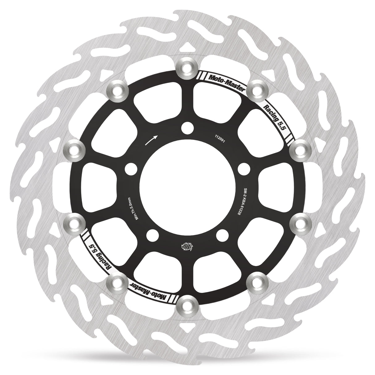 Moto-Master Racing Flame front disc right Kawasaki: ZX10R 112091 - Moto-Master 112091
