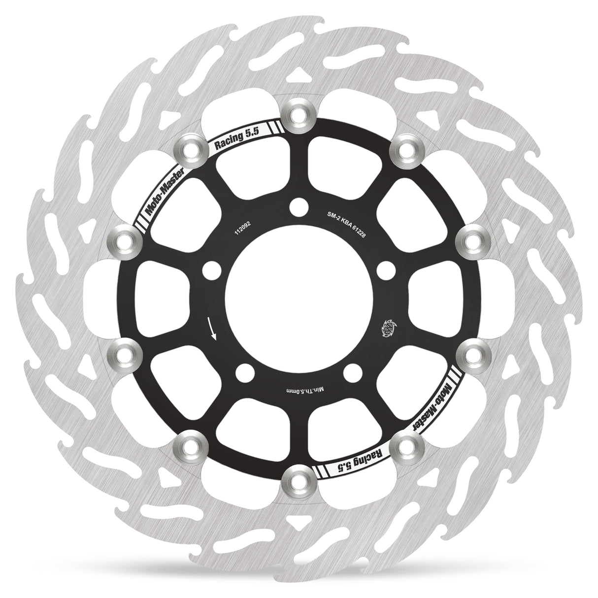 Moto-Master Racing Flame front disc left Kawasaki: ZX14R 112092 - Moto-Master 112092