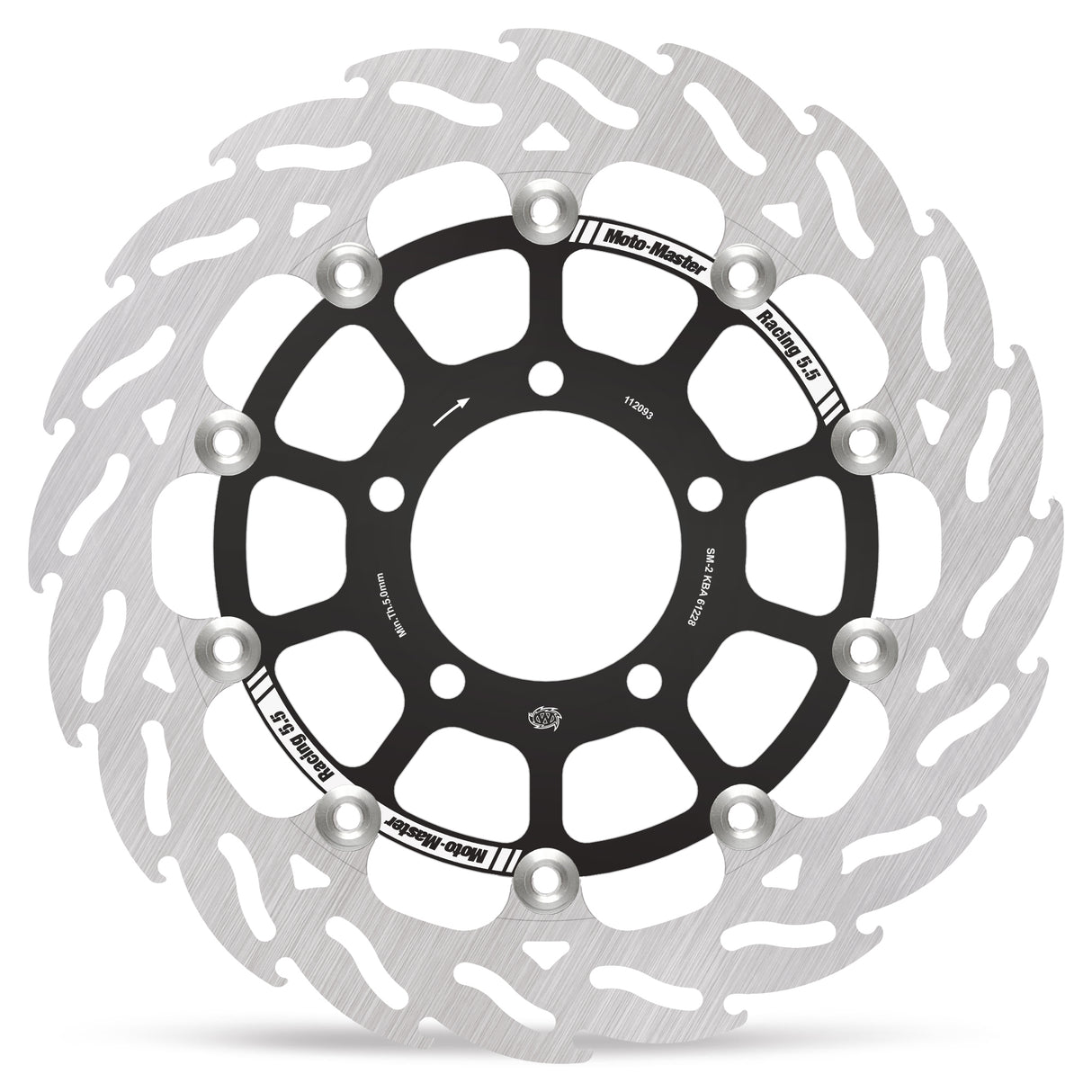 Moto-Master Racing Flame front disc right Kawasaki: ZX14R 112093 - Moto-Master 112093