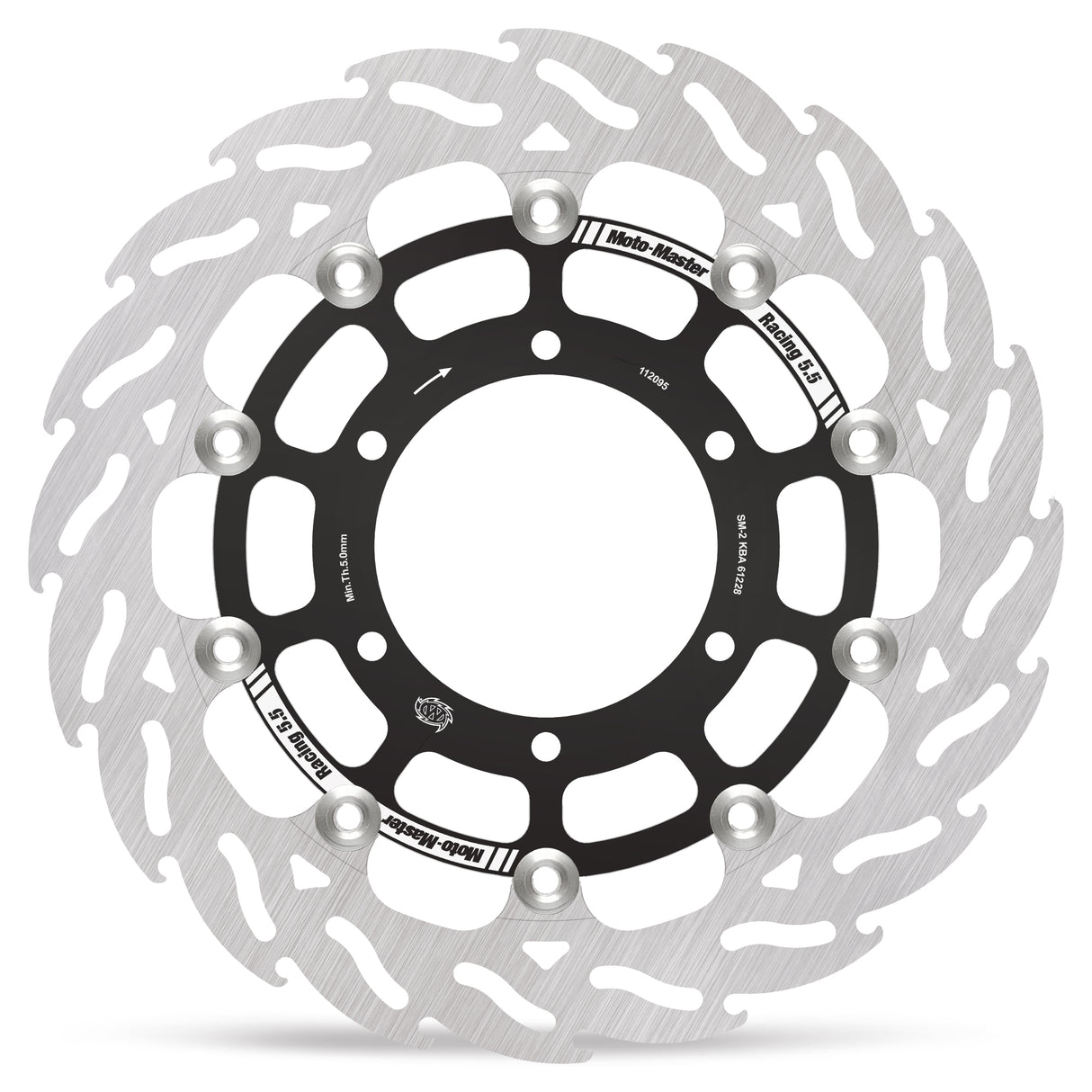 Moto-Master Racing Flame front disc right Suzuki GSXR 600-750 2008 112095 - Moto-Master 112095