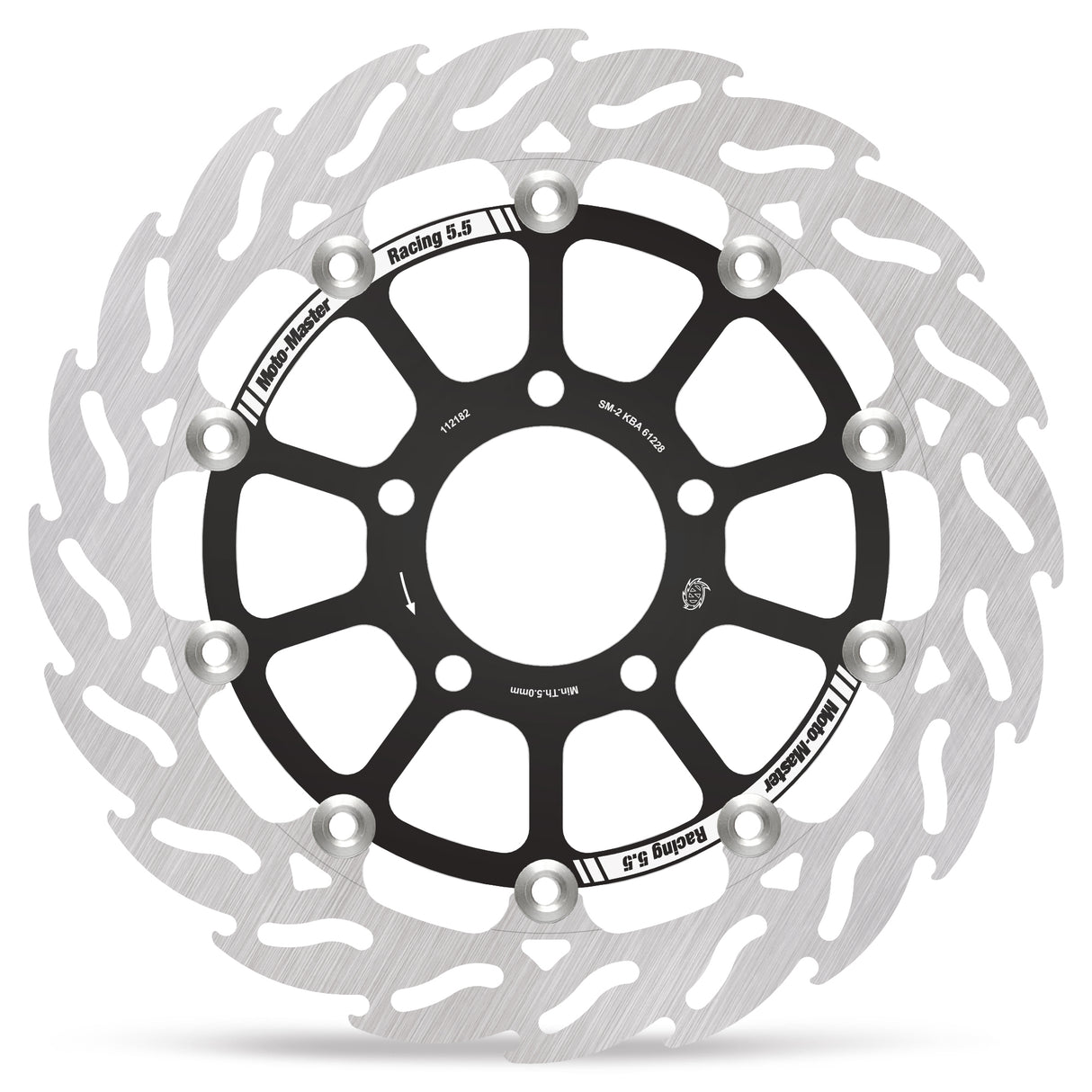 Moto-Master Racing Flame front disc left Suzuki: GSX-R 600-750-1000 112182 - Moto-Master 112182