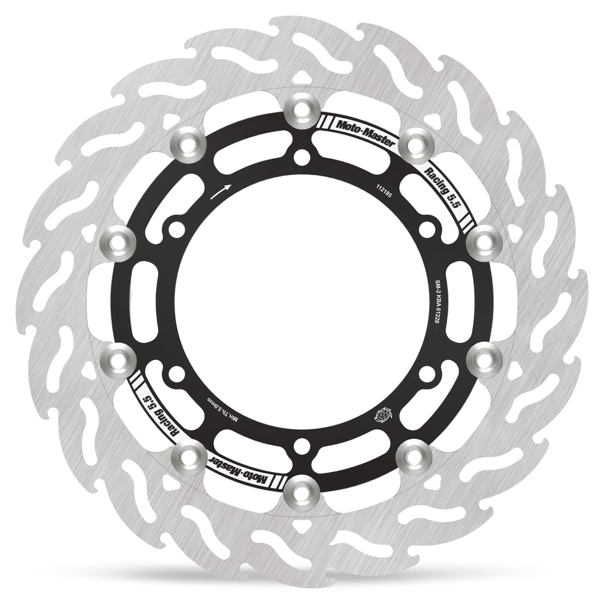 Moto-Master Racing Flame front disc right Yamaha: YZF R1-R6, V-Max 112185 - Moto-Master 112185