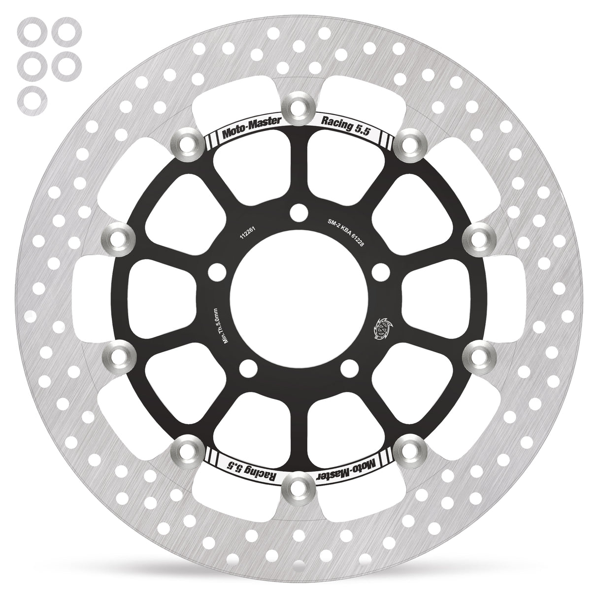 Moto-Master Racing Halo front disc Kawasaki: ZX10 2016-> 112261 - Moto-Master 112261