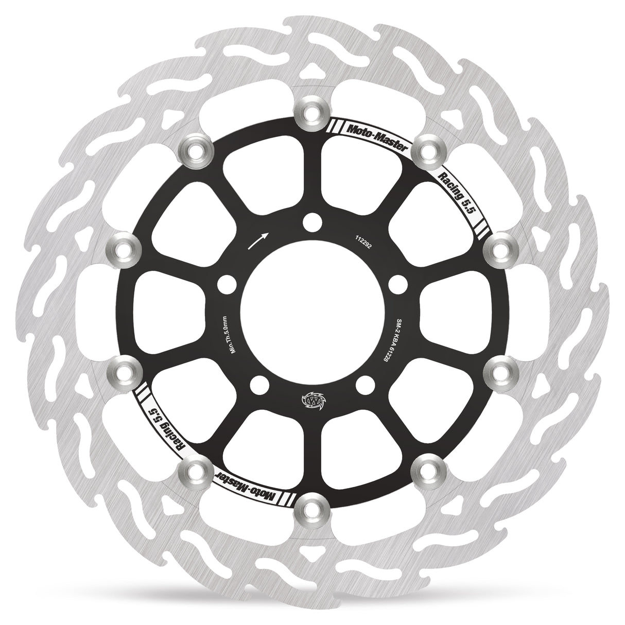 Moto-Master Racing Flame front disc right Kawasaki: ZX10 2016--> 112292 - Moto-Master 112292