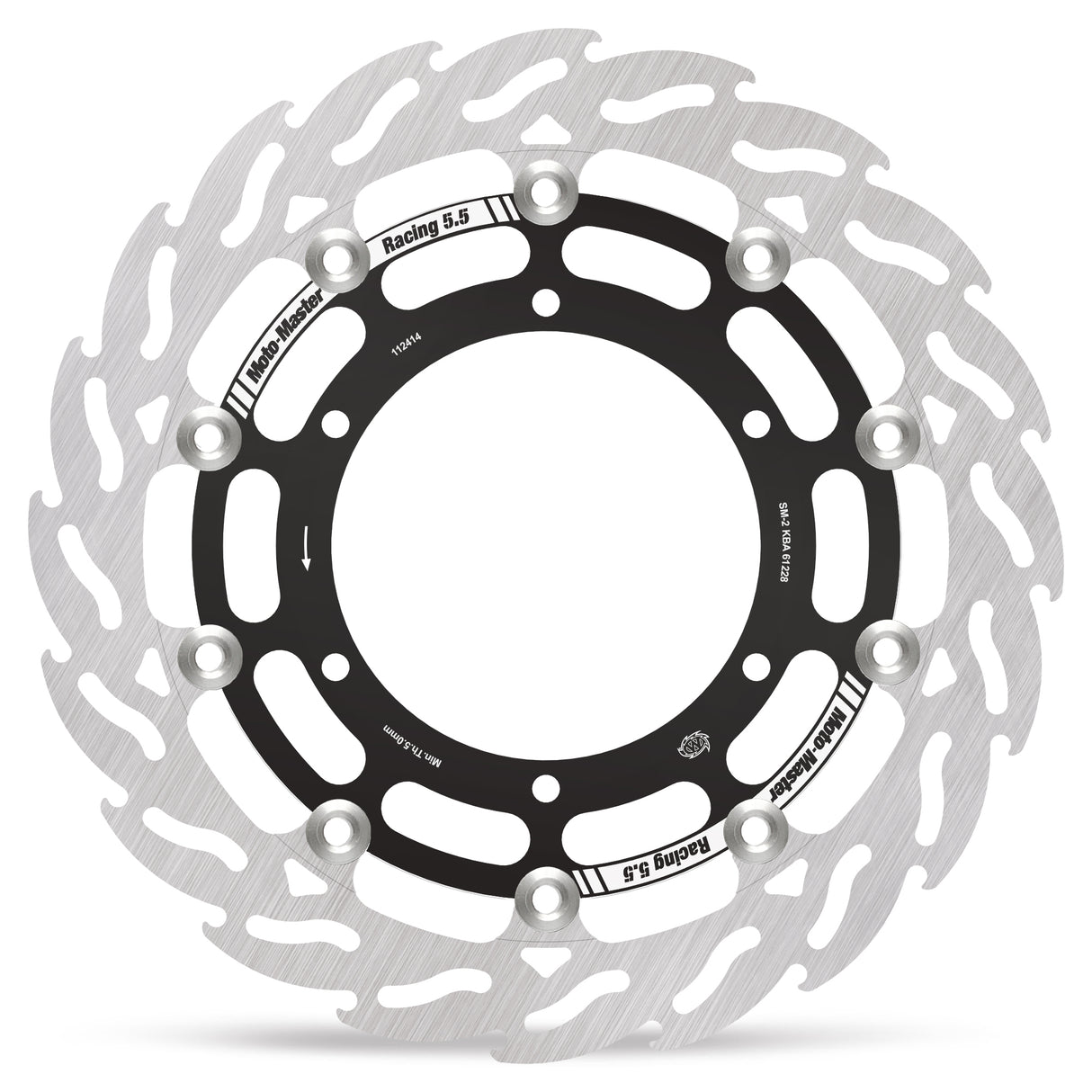 Moto-Master Racing Flame front disc left Yamaha: YZF R7, FJR1300/ABS, MT-01 112414 - Moto-Master 112414
