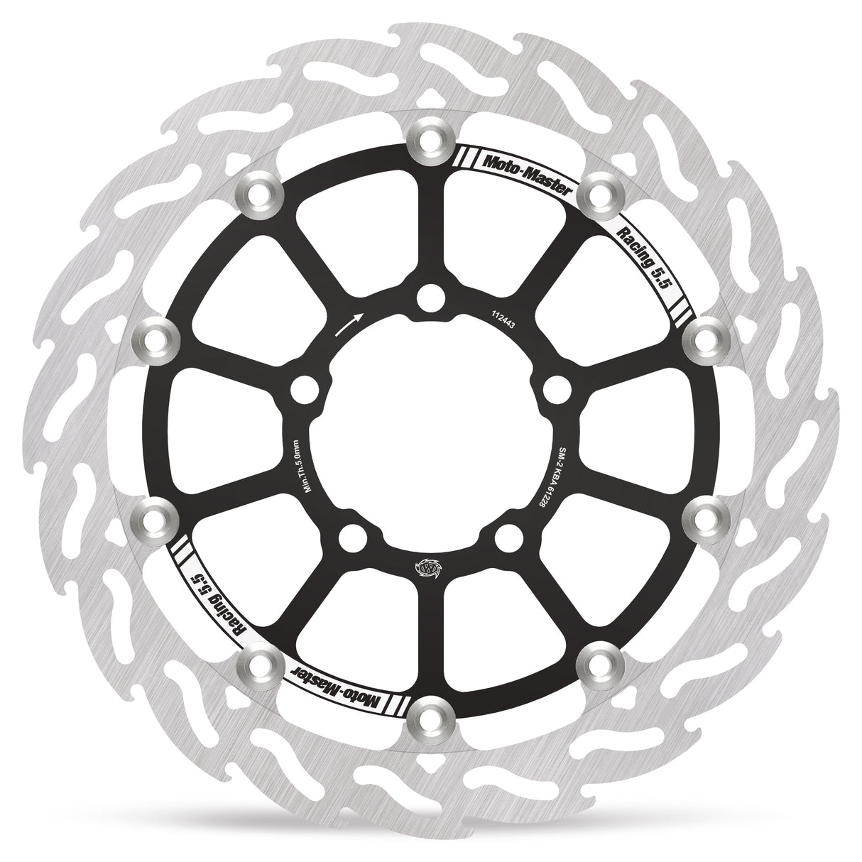 Moto-Master Racing Flame front disc right Triumph: Daytona 660 112443 - Moto-Master 112443