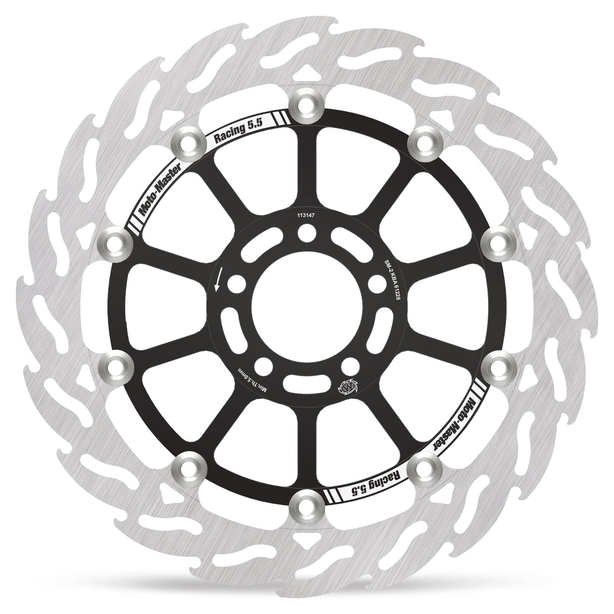 Moto-Master Racing Flame front disc left Kawasaki: ZXR750, ZZR1100-1200 113147 - Moto-Master 113147