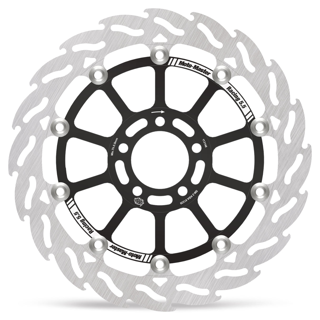 Moto-Master Racing Flame front disc right Kawasaki: ZXR750, ZZR1100-1200 113148 - Moto-Master 113148