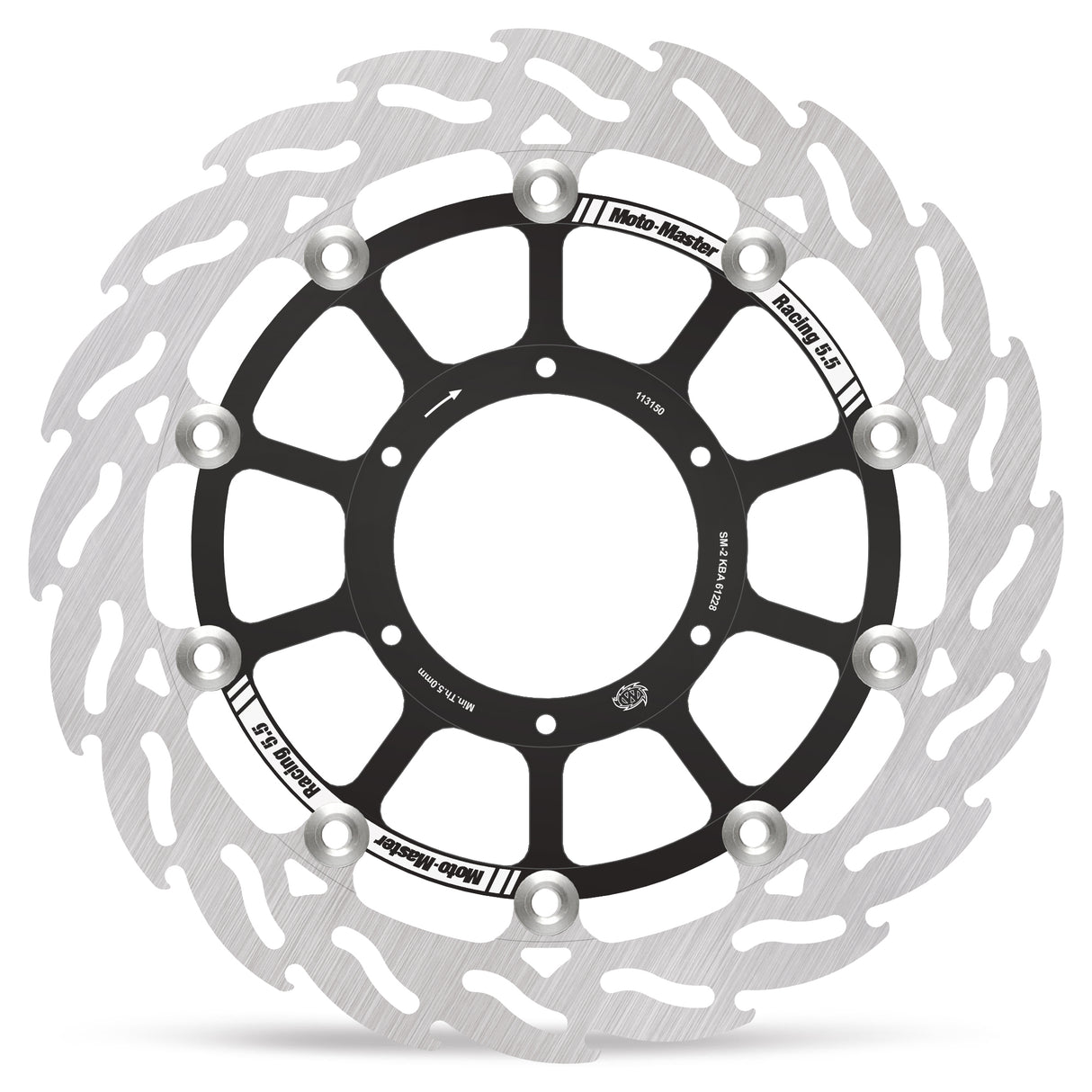 Moto-Master Racing Flame front disc right Honda: VTR 1000 SP1 & SP2 113150 - Moto-Master 113150