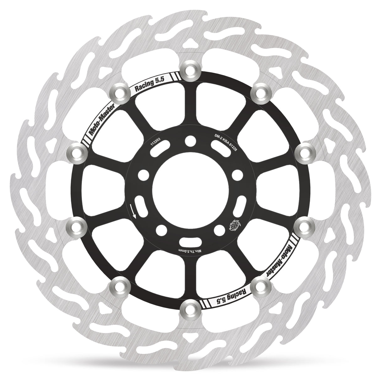 Moto-Master Racing Flame front disc left Kawasaki: ZX-10RR 113203 - Moto-Master 113203