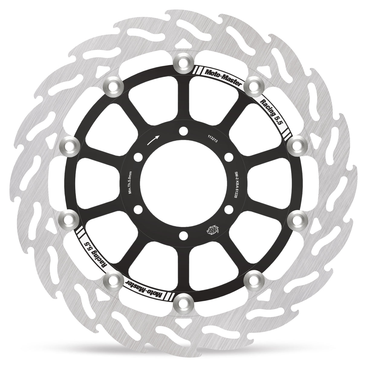 Moto-Master Racing Flame front disc right BMW: S1000RR K67 2019--> HP/Carbon wheel 113213 - Moto-Master 113213