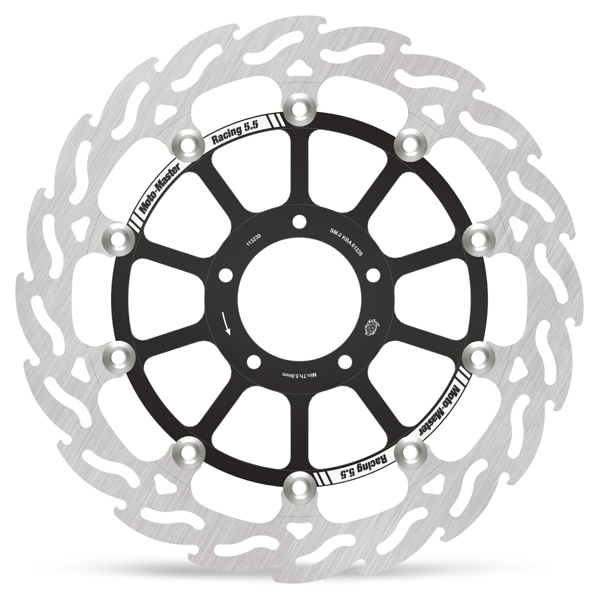 Moto-Master Racing Flame front disc Left Ducati: Superbike 113239 - Moto-Master 113239