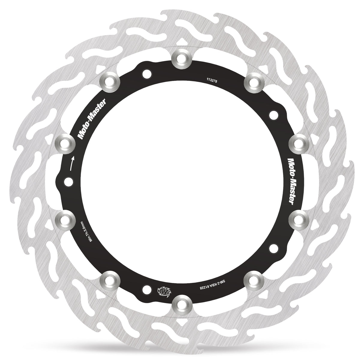 Moto-Master Racing Flame front disc right BMW: R1300GS Cast/Spoke wheel 113278 - Moto-Master 113278