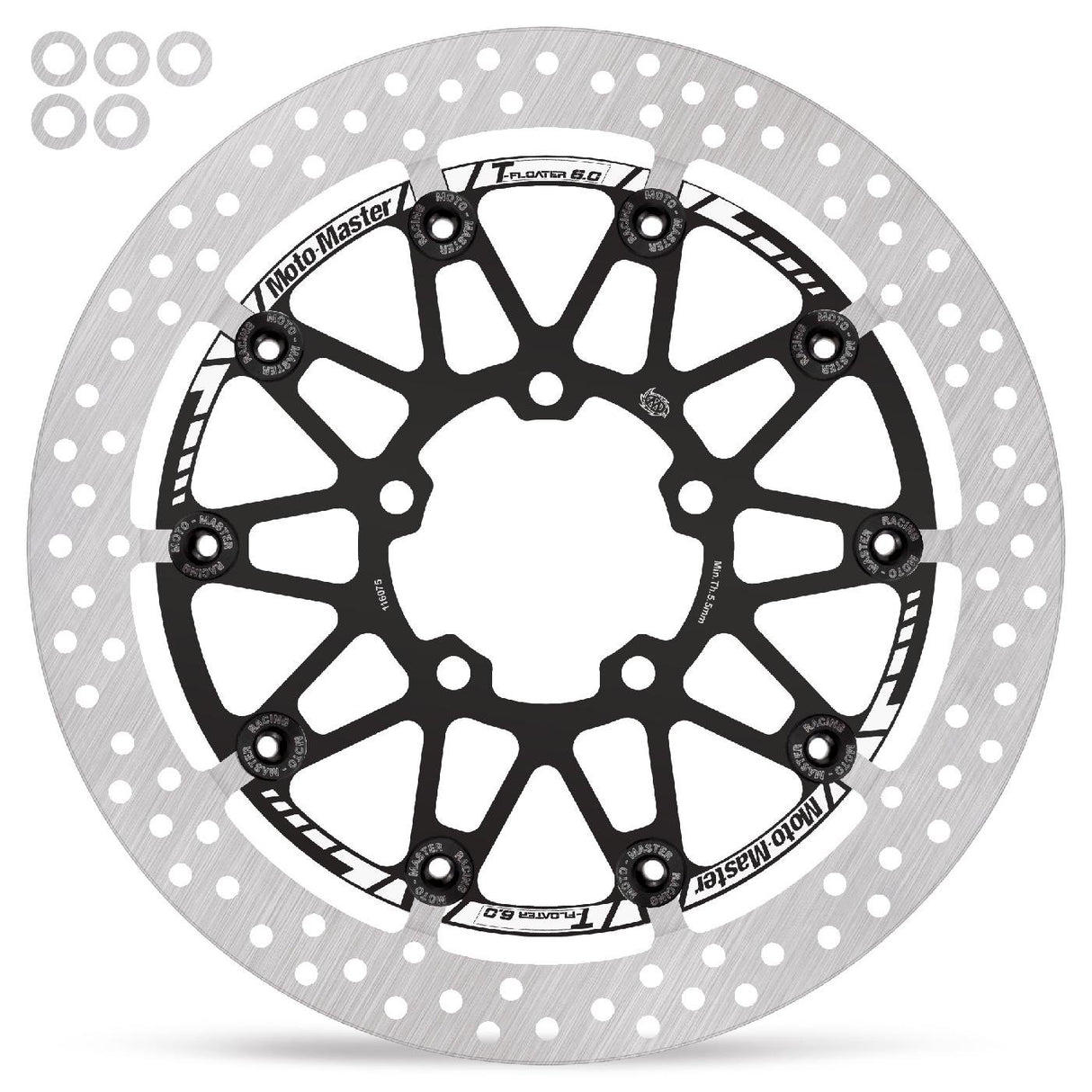 Professional Halo T Floater 330 x 6.0mm front disc Kawasaki: ZX10R 2016 ABS