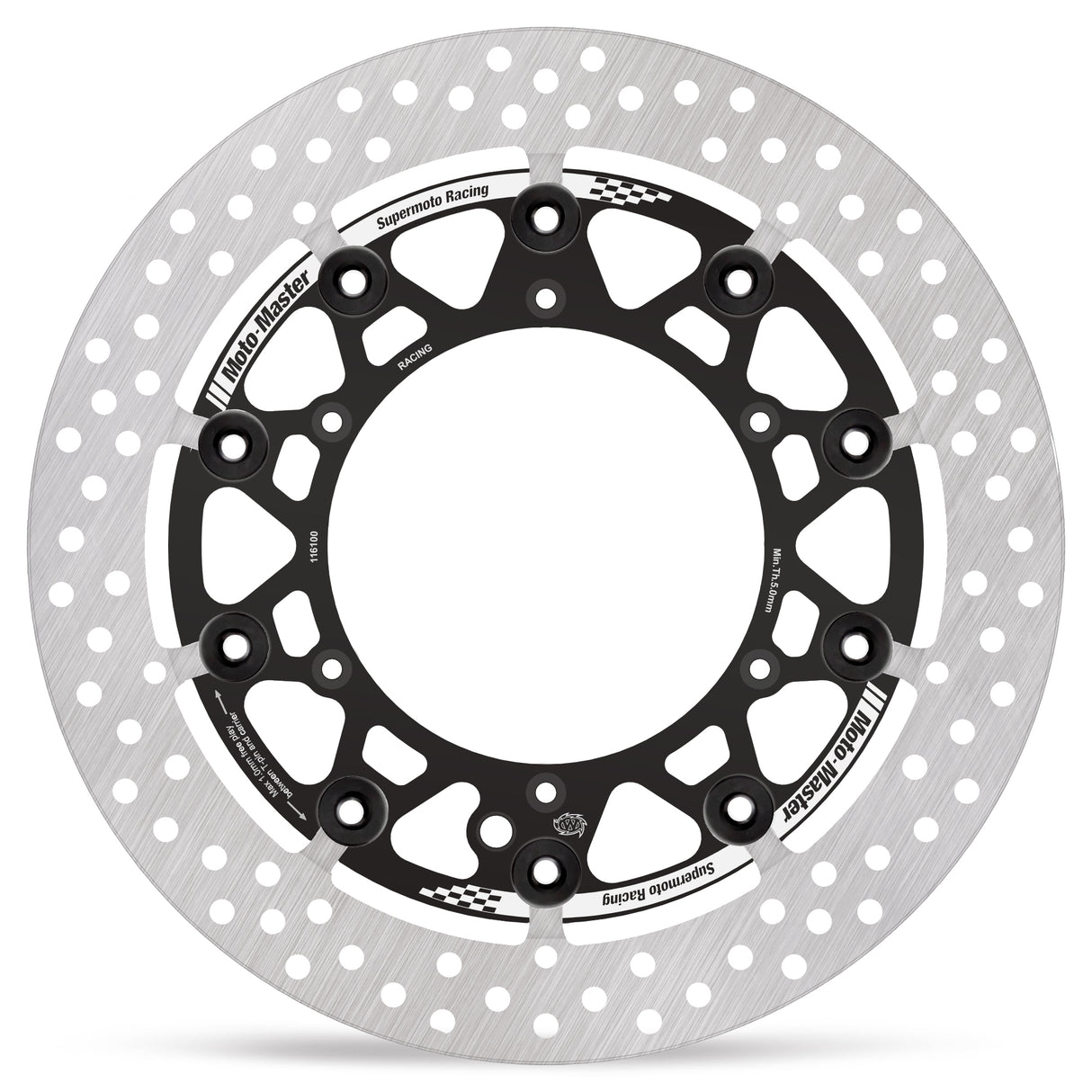 Moto-Master Supermoto Racing front disc KTM/Husqvarna (T-floater HALO Ø300x5.5x34mm) 116100 - Moto-Master 116100