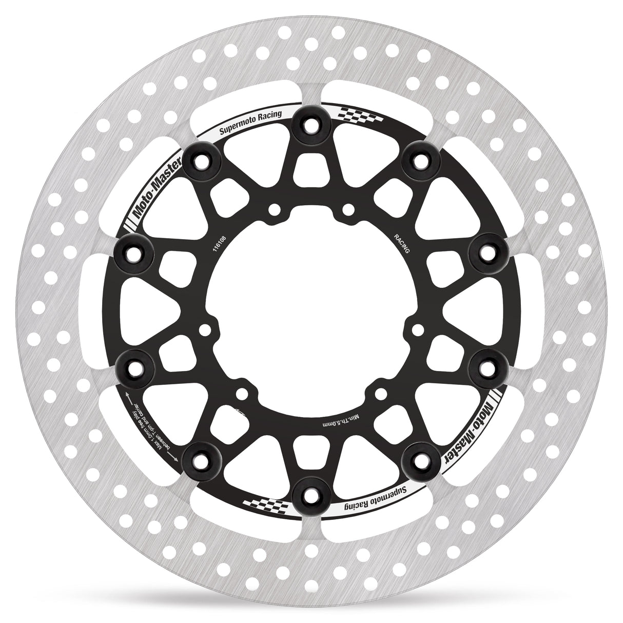 Moto-Master Supermoto Racing front disc Honda (T-floater HALO Ø320x5.5x34mm) 116108 - Moto-Master 116108