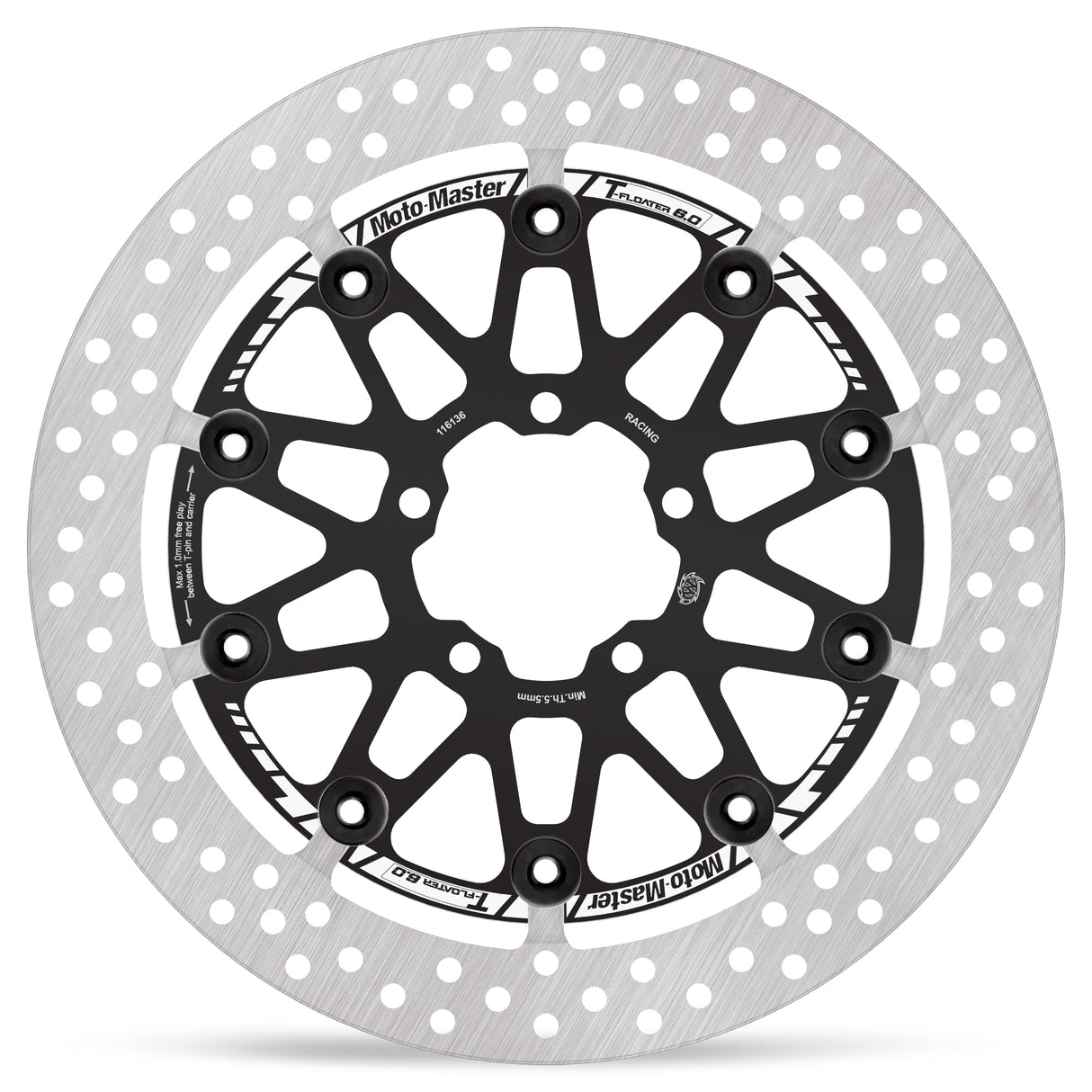 Moto-Master Prof. Halo front disc KTM: 990 Duke 2024 (T-floater Ø300x6.0x32.5mm) 116136 - Moto-Master 116136