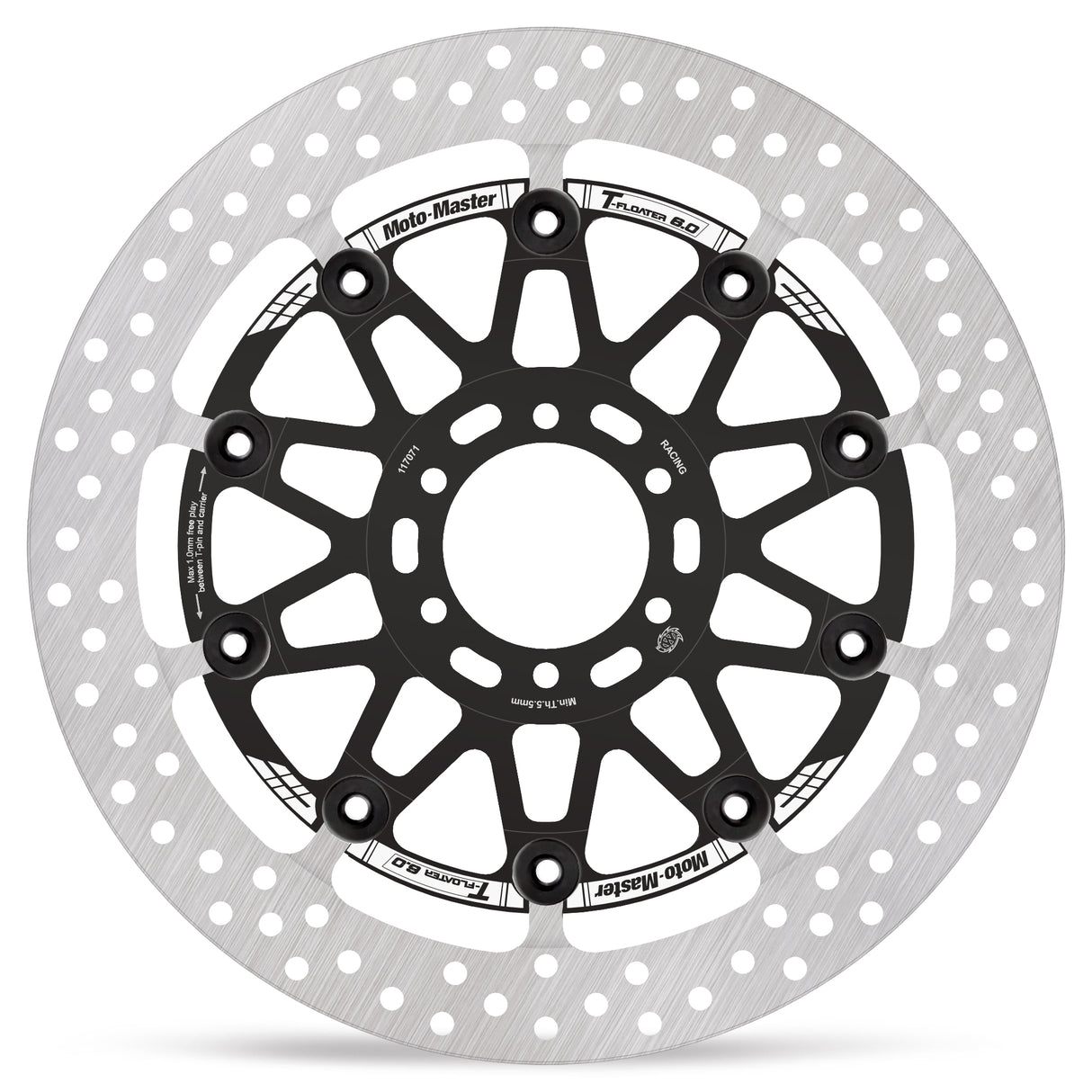 Moto-Master Prof. Halo front disc Aprilia, Ducati, KTM,(T-floater 320x6x34mm) 117071 - Moto-Master 117071