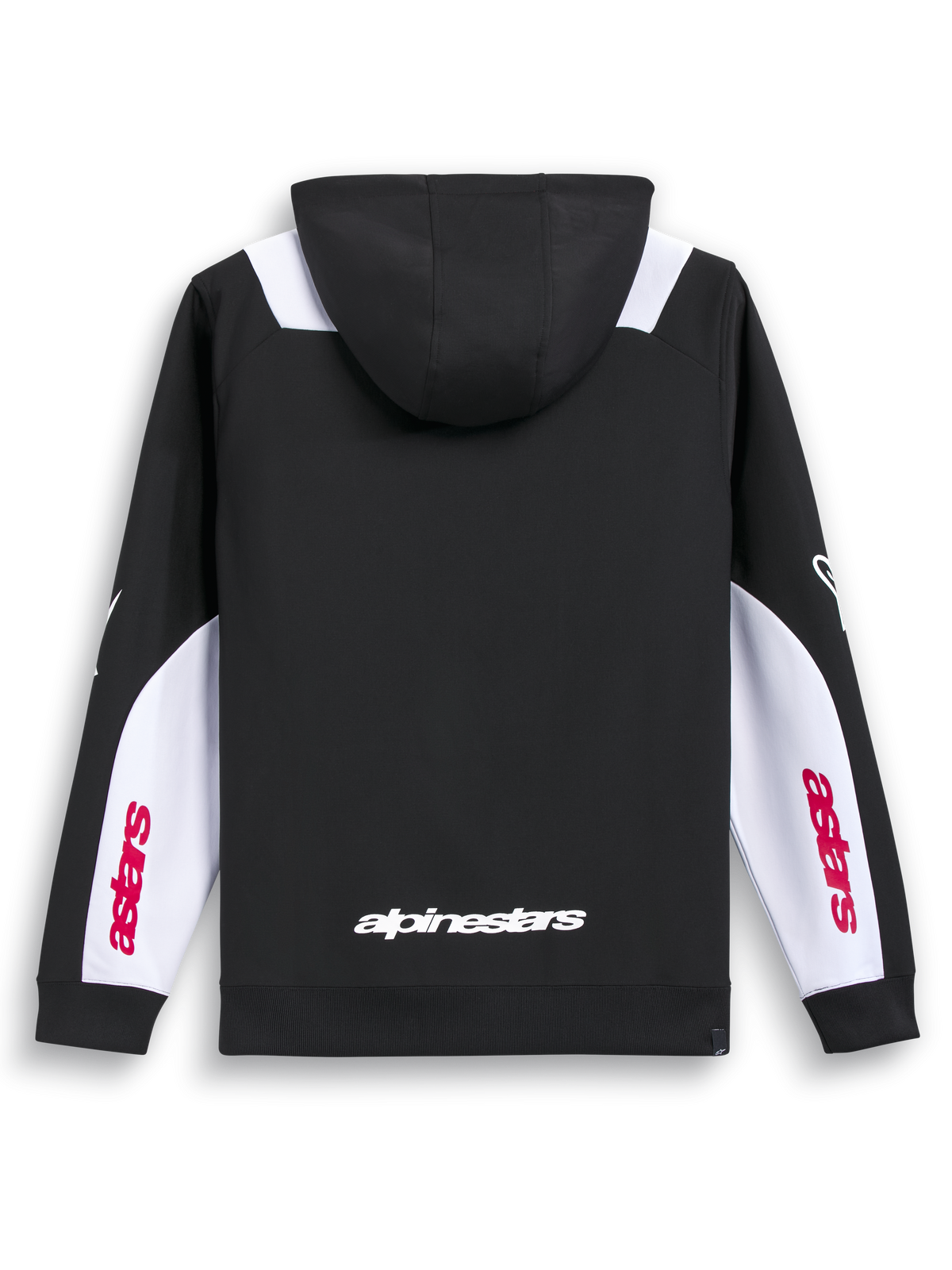 Alpinestars Session v3 Fleece Hoodie Zwart, wit en rood, productfoto 7