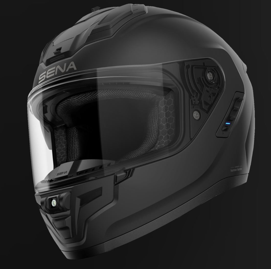 Sena Phantom Helm Mat Zwart, motorhelm van Sena, productfoto 1