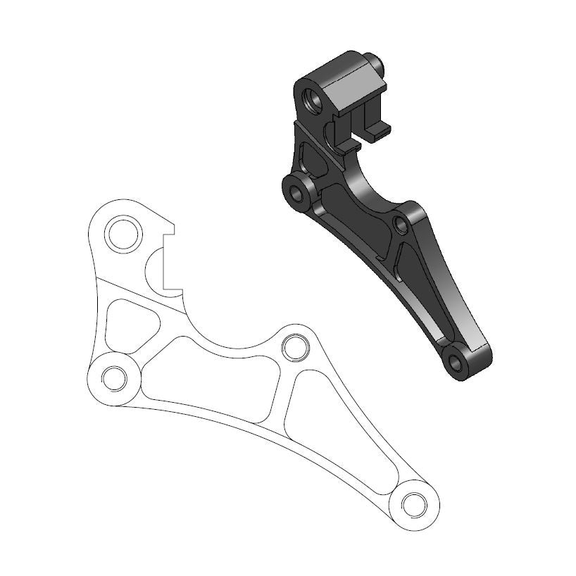 Street 320mm adapter Honda CR XR 211009