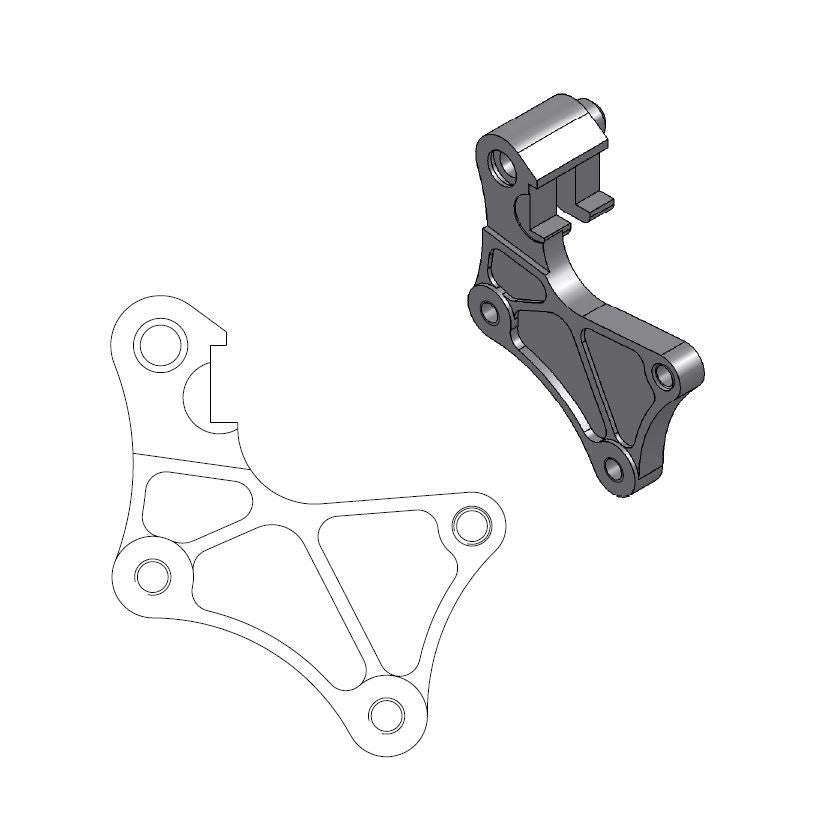 Street 320mm adapter Yamaha TT 600 R 211016