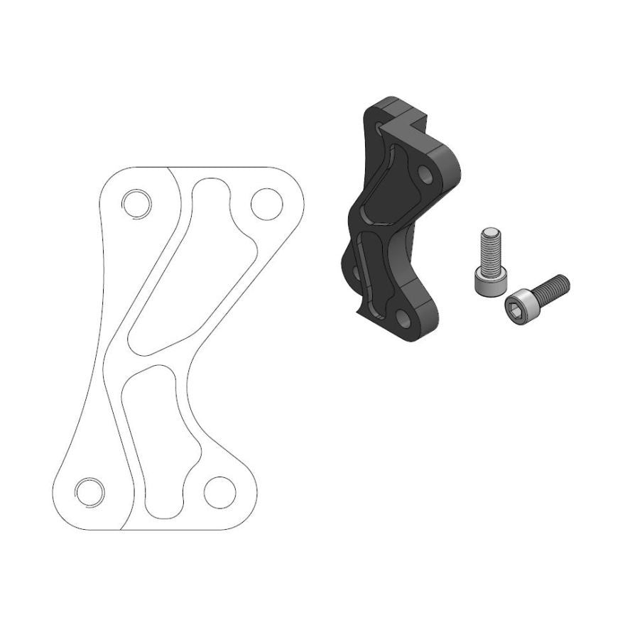 Street 320mm adapter Yamaha YZ YZF 211038