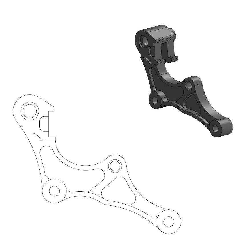 Street 320mm adapter Honda CRF 250 450 19- 211119