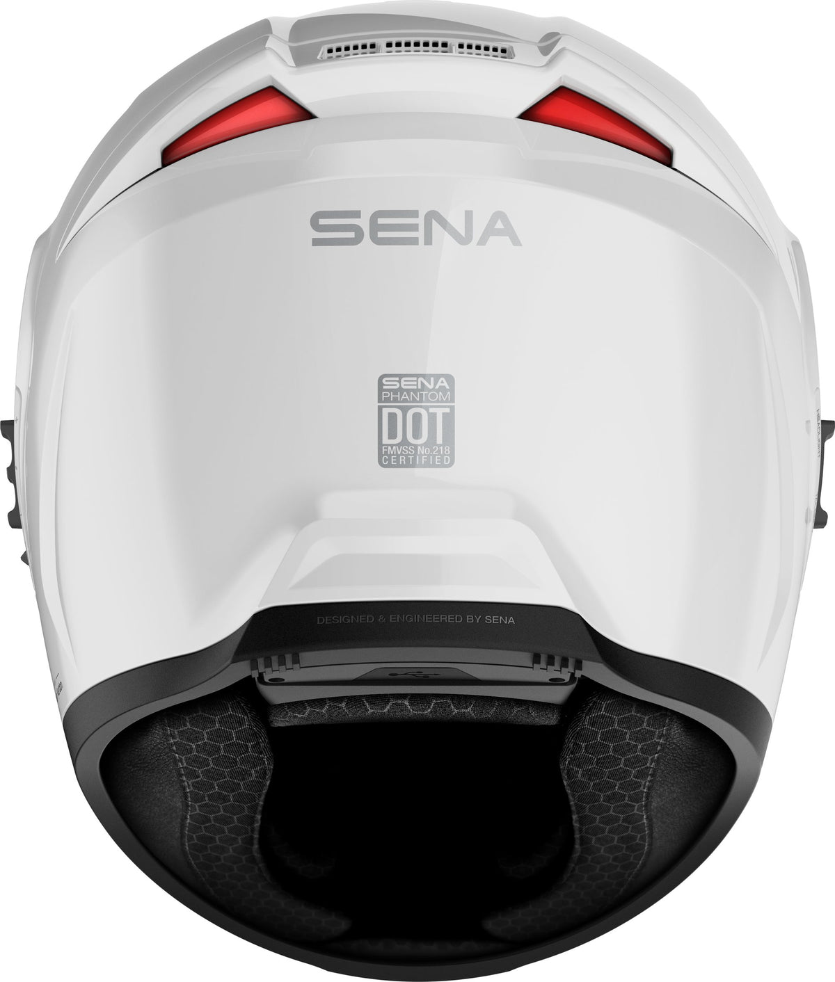 Sena Phantom Helm Wit, motorhelm van Sena, productfoto 5