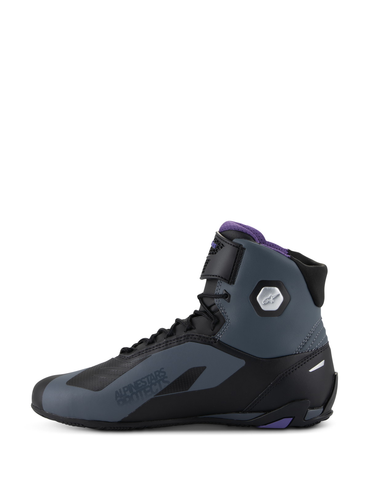 Alpinestars Woman Faster-4 Motorschoenen Dames Zwart en grijs, productfoto 4