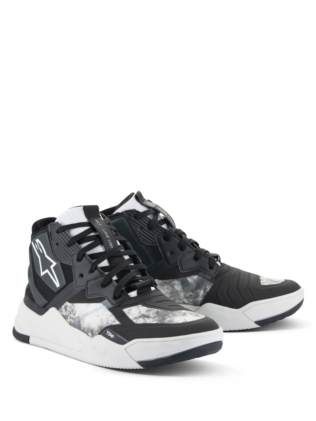 Alpinestars Speedflight Motorschoenen Zwart, grijs en wit, vooraanzicht